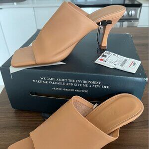 Peach Orange Zara Mules/Heels